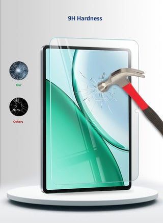 هونر باد X8b 4G 2026 (11.0 بوصة) واقي شاشة لوحي من زجاج مقسى كامل عالي الوضوح 9H بحواف منحنية من سلسلة WTech المميزة، عبوتان (TSGPCN) - شفاف - view 4